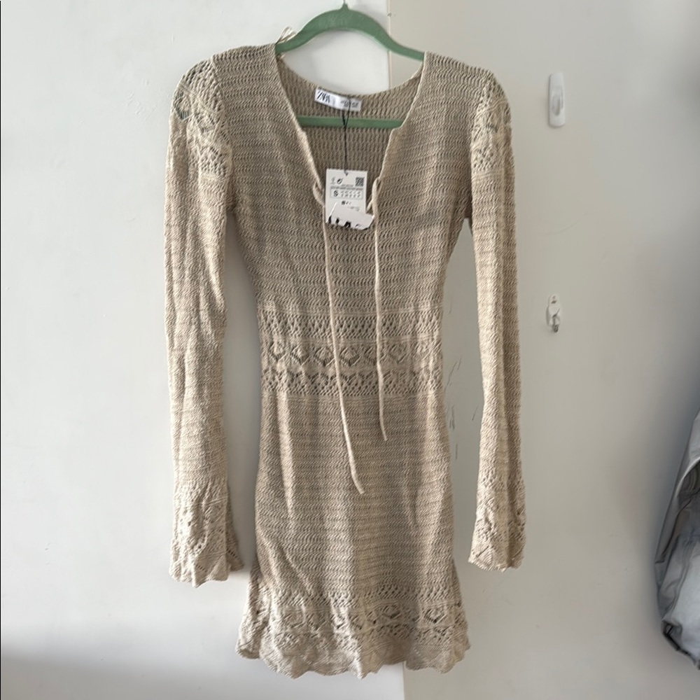 Zara Crochet Coverup Size Small NWT